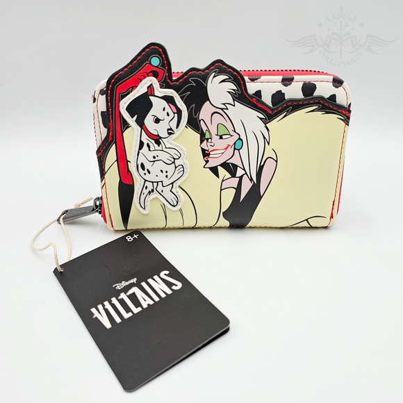 NWT 101 Dalmatian’s Villains Scene Cruela Loungefly LOUNGEFLY Disney 101 Dalmatians Cruella De Villains Scene  main image 4